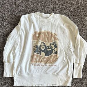 White Pink Floyd Sweatshirt